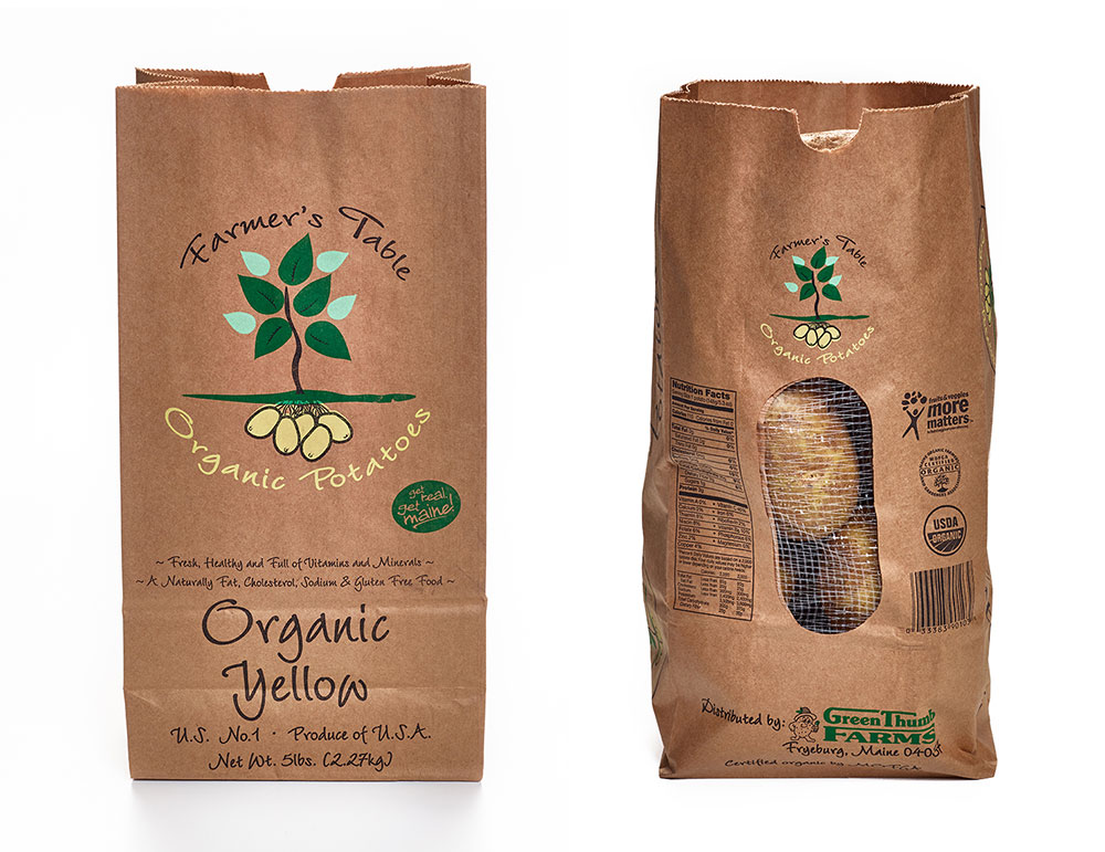 5 lb paper potato bags